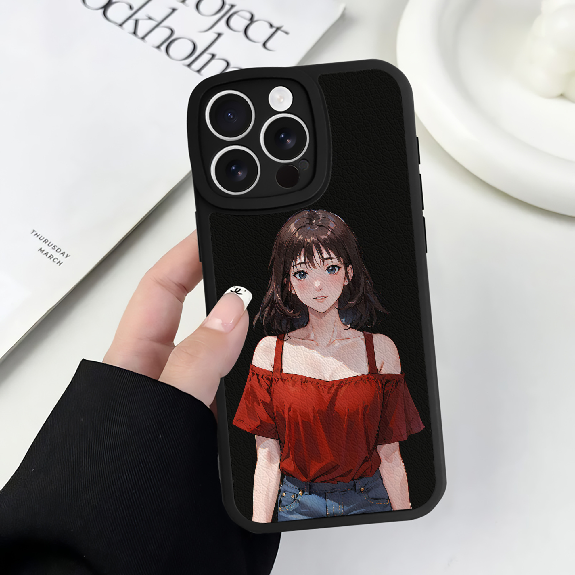 （画像用） SLAM DUNK／スラムダンク 【iPhone 16シリーズ対応】シリコンスマホケース（レザー調） 材質：シリコン